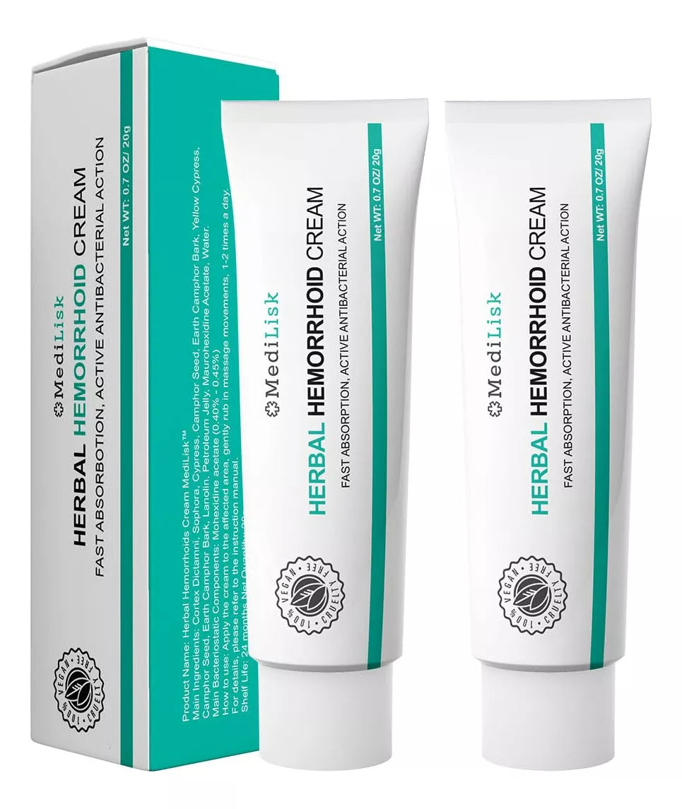 2X1 - NUEVA Crema Herbal para Hemorroides